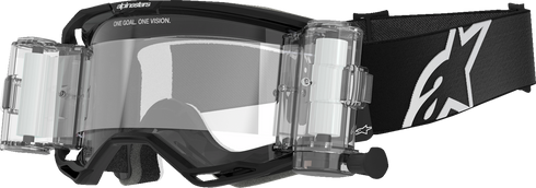 ALPINESTARS GOGGLES Vision 8 Goggle - Corp - Black - Clear Lens 5100825-1425