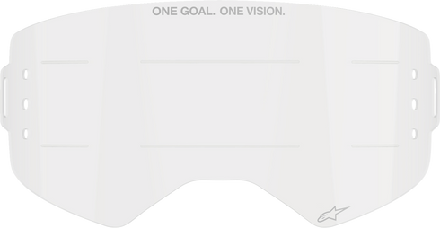 ALPINESTARS GOGGLES Supertech Roll-Off Goggle Lens - Clear 9100625-016