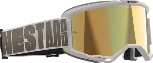 ALPINESTARS GOGGLES Vision 5 Goggle - Hollow - Wind - Gold Mirror Lens 5102225-7311