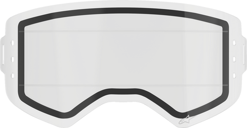 ALPINESTARS GOGGLES Supertech Wide Vision Lens - Roll-Off - Dual Pane - Clear 9100525-016