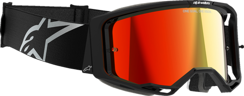 ALPINESTARS GOGGLES Vision 8 Goggle - Corp - Black - Red Mirror Lens 5101625-1446