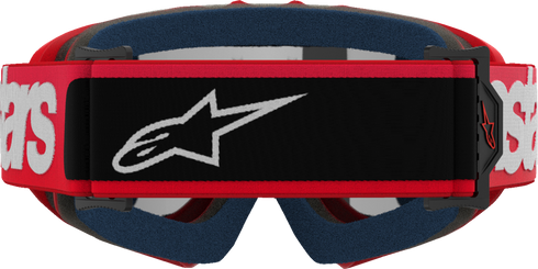 ALPINESTARS GOGGLES Youth Vision Goggle - Blaze - Red - Silver Mirror Lens 5140425-3094