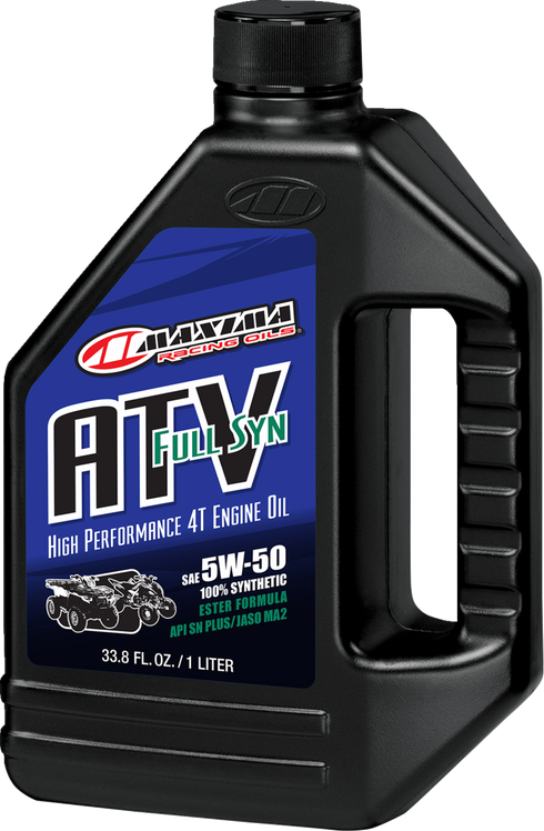 MAXIMA RACING OIL ATV Full Synthetic Engine Oil - 5W-50 - Liter 30-86901