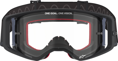 ALPINESTARS GOGGLES Supertech Goggle - Corp - Black/Gray - Clear Lens 5100125-1507
