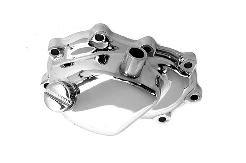 Motorshop Chrome Transmission End Cover for Electric Start - 43-0164