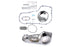 Motorshop Chrome Outer Primary Cover Kit - 43-0264