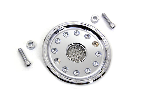 Motorshop Outlaw Chrome Pulley Cover Kit - 43-0388