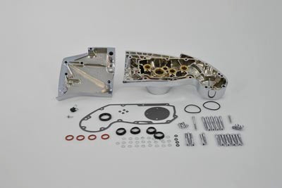 V-Twin Chrome Cam and Sprocket Cover Set - 43-0450