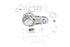Motorshop FXR Outer Primary Cover Kit Chrome - 43-0465
