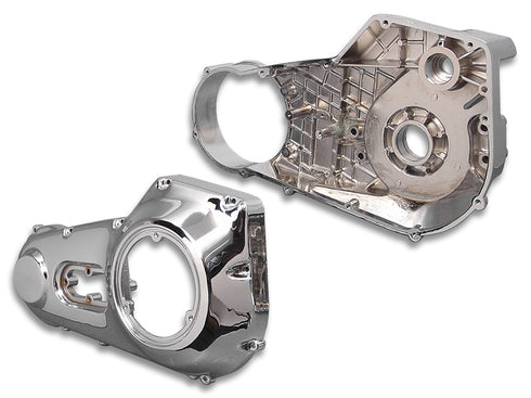 V-Twin Inner and Outer Primary Cover Set Chrome - 43-0673