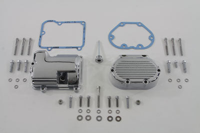 V-Twin Transmission Side Cover and Top Cover Set Chrome - 43-0790