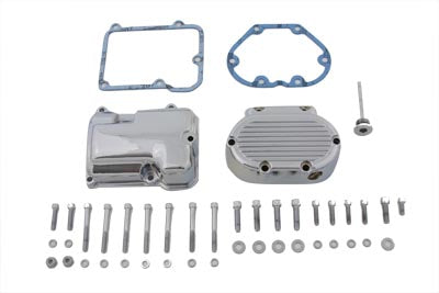 V-Twin Transmission Side Cover and Top Cover Set Chrome - 43-0791