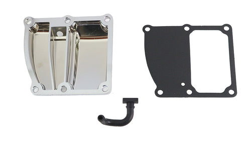 Motorshop M8 Transmission Top Cover Kit Chrome - 43-0796