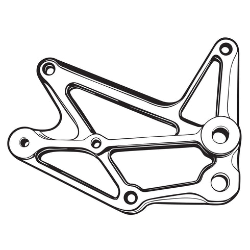 V-Twin inchX inch Sprocket Cover Black - 43-2166