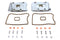 Volt Tech Top Rocker Box Cover Set Chrome - 43-9128