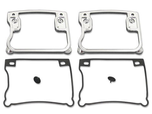 Motorshop Rocker Box Cover D-Ring Set Chrome - 43-9169