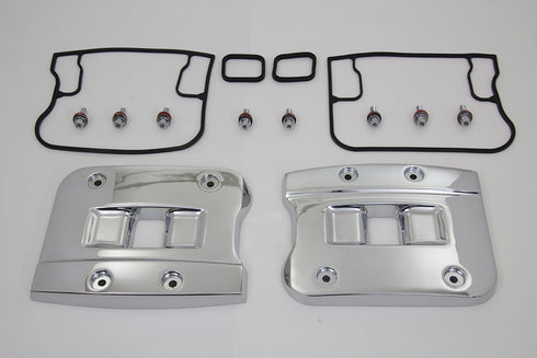Motorshop Top Rocker Box Cover Set Chrome - 43-9170