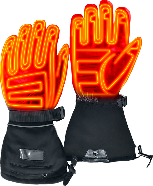 GERBING HEATED CLOTHING GT5 12 V Hybrid Heated Gloves - Black - XL GERGLVGT512VBLKXL
