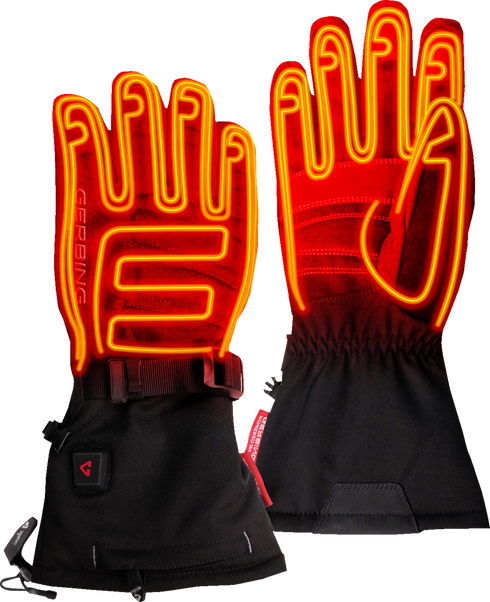 GERBING HEATED CLOTHING 7 V S7 Battery Heated Gloves - Black - XL GER-GVS7-M-B-XL