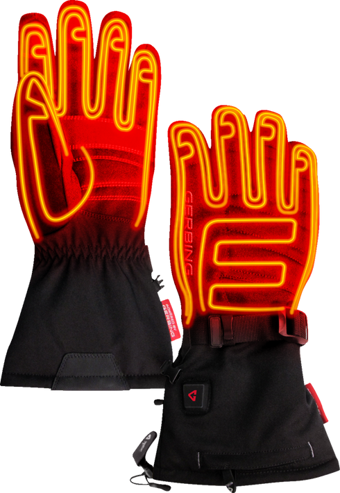 GERBING HEATED CLOTHING 7 V S7 Battery Heated Gloves - Black - XL GER-GVS7-M-B-XL