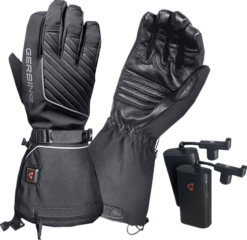 GERBING HEATED CLOTHING 7 V Atlas Ultra-Flex Battery Heated Gloves - Black - Small GER-AFGV-7V-M-S