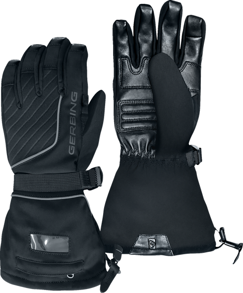 GERBING HEATED CLOTHING GT5 12 V Hybrid Heated Gloves - Black - Small GERGLVGT512VBLKS