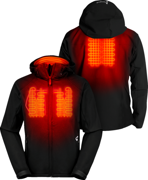 GERBING HEATED CLOTHING 7V Torrid Softshell Heated Jacket 2.0 - Black - 3XL GER-TJKT-7V-M-B-3XL