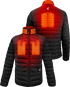 GERBING HEATED CLOTHING 7V Khione Insulated Heated Puffer Jacket 2.0 - Black - Small GER-KPJKT-7V-M-B-S