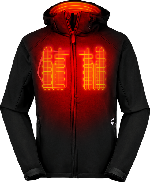 GERBING HEATED CLOTHING 7V Torrid Softshell Heated Jacket 2.0 - Black - 2XL GER-TJKT-7V-M-B-XXL