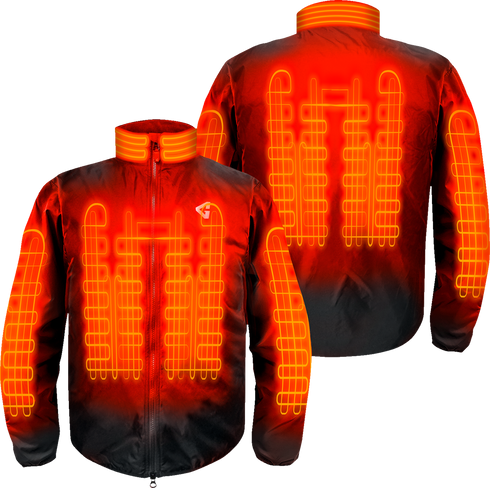 GERBING HEATED CLOTHING 12V Motorcycle Heated Jacket Liner - Black - Large G1215MJKT20100110976