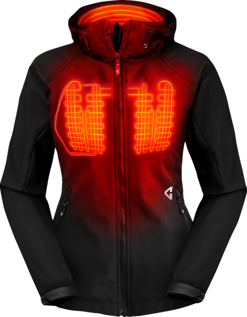 GERBING HEATED CLOTHING Women's 7V Torrid Softshell Heated Jacket 2.0 - Small GER-TJKT-7V-W-B-S