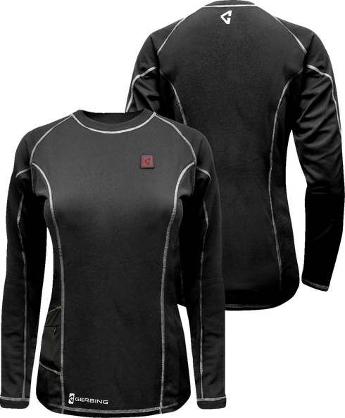 GERBING HEATED CLOTHING Women's 7V Heated Base Layer Shirt - M GER-BLS-7V-W-BLK-M