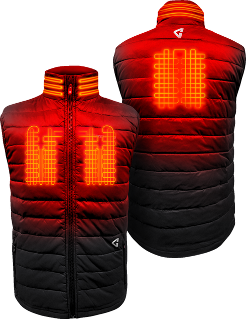 GERBING HEATED CLOTHING 7V Khione Puffer Heated Vest 2.0 - Black - Small GER-KPVST-7V-M-B-S