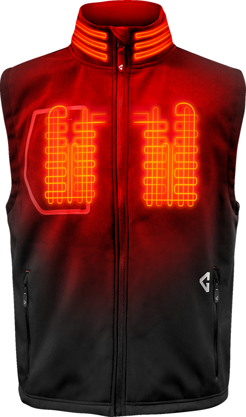 GERBING HEATED CLOTHING 7V Torrid Softshell Heated Vest 2.0 - Black - 2XL GERTVST7VMBXXL