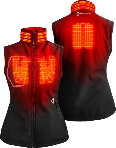 GERBING HEATED CLOTHING Women's 7V Torrid Softshell Heated Vest 2.0 - Black - XL GER-TVST-7V-W-B-XL