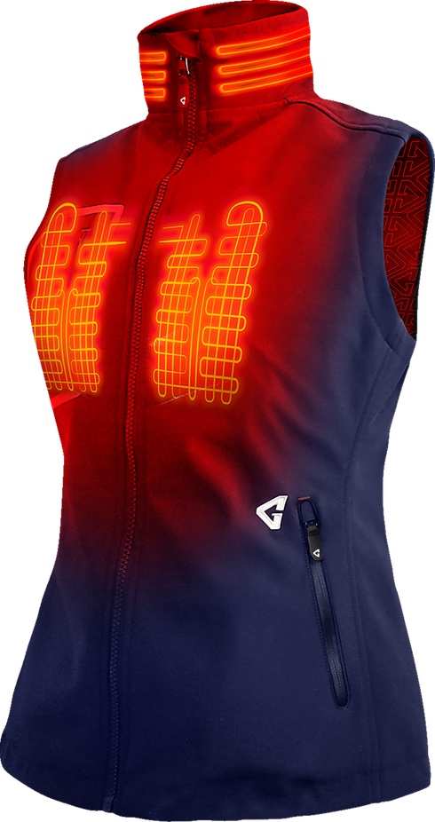 GERBING HEATED CLOTHING Women's 7V Torrid Softshell Heated Vest 2.0 - Navy - Large GER-TVST-7V-W-N-L