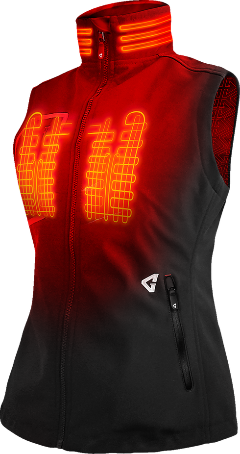 GERBING HEATED CLOTHING Women's 7V Torrid Softshell Heated Vest 2.0 - Black - Large GER-TVST-7V-W-B-L