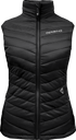 GERBING HEATED CLOTHING Women's 7V Khione Puffer Heated Vest 2.0 - Black - Medium GER-KPVST-7V-W-B-M