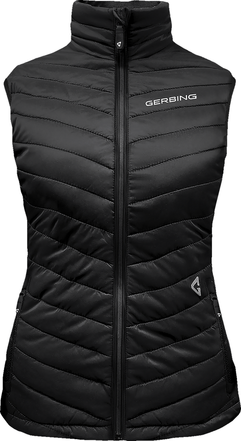 GERBING HEATED CLOTHING Women's 7V Khione Puffer Heated Vest 2.0 - Black - XL GER-KPVST-7V-W-B-XL
