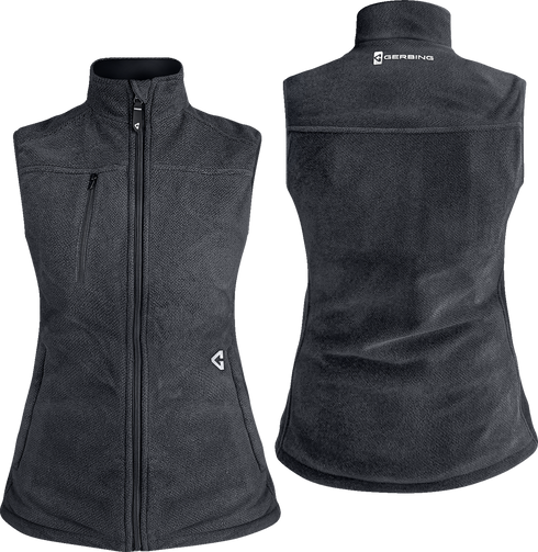 GERBING HEATED CLOTHING Women's 7V Thermite Heated Fleece Vest 2.0 - Gray - XS GER-TFVST-7V-W-GXS
