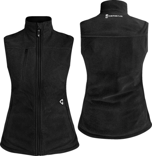 GERBING HEATED CLOTHING Women's 7V Thermite Heated Fleece Vest 2.0 - Black - XL GER-TFVST-7V-W-BXL