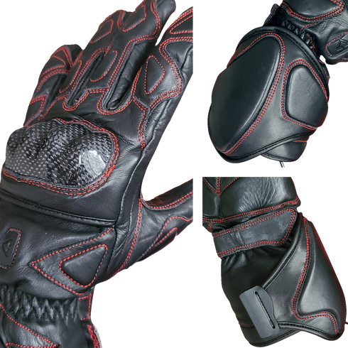 GERBING HEATED CLOTHING 12 V Extreme Hard Knuckle Heated Gloves - Black - XL GER-EXGL-12-B-XL