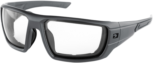 BOBSTER Mission Sunglasses - Matte Gray - Clear Lens BMIS001C