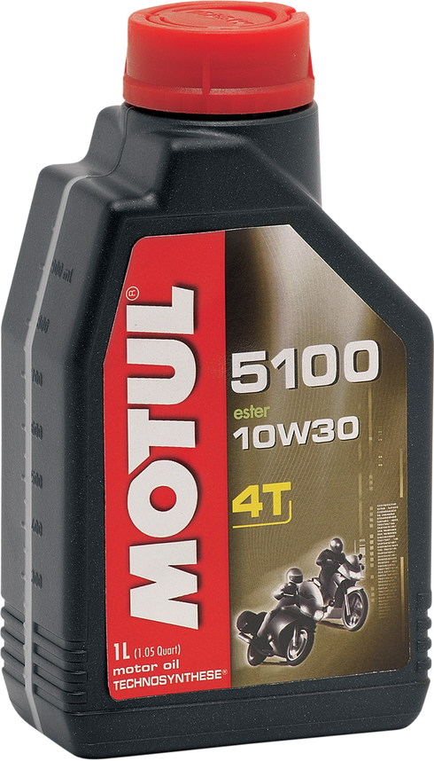 MOTUL 5100 4T Synthetic Blend Oil - 10W-30 - 1L 104062
