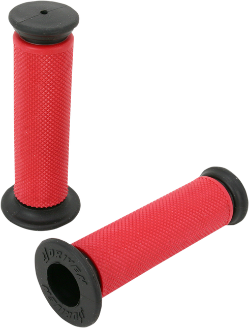 DRIVEN RACING Diamond MX Grips - Closed Ends - Red D637RD