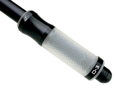 DRIVEN RACING 7/8" D3 Grips - Black/Clear D3CL