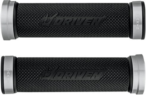 DRIVEN RACING D-Axis Grips - Silver/Black DXG-SL