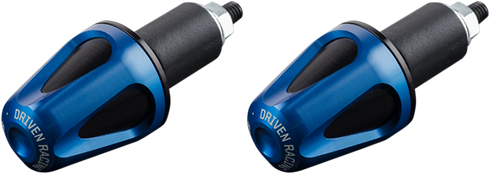 DRIVEN RACING D-Axis Handlebar End - Blue/Black DXB-BL