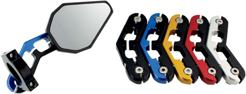 DRIVEN RACING Mirror - D-Axis - Side View - Hexagon - Gold - Each DXM-GD