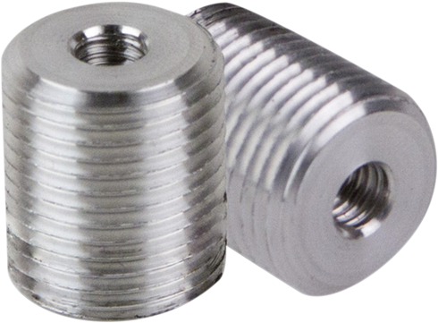 DRIVEN RACING Adapter - Mirror/Handlebar End - Halo - Silver DBEW-ADP-DUC